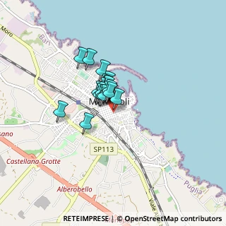 Mappa Via U. Rattazzi, 70043 Monopoli BA, Italia (0.48842)