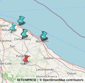 Mappa Via Bettino Ricasoli, 70043 Monopoli BA, Italia (14.80909)