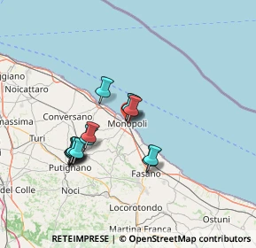 Mappa Via Bettino Ricasoli, 70043 Monopoli BA, Italia (12.61286)