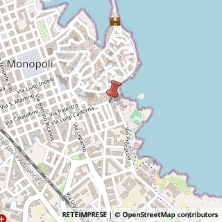 Mappa Via Luigi Cadorna, 1, 70043 Monopoli, Bari (Puglia)