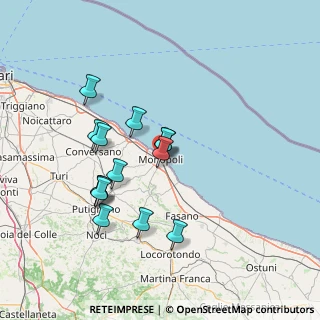 Mappa Vico Castelfidardo, 70043 Monopoli BA, Italia (13.92)