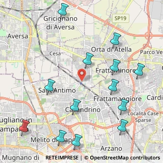 Mappa Via E. De Filippo, 81030 Sant'Arpino CE, Italia (2.83923)
