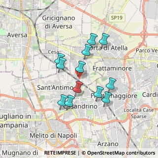 Mappa Via E. De Filippo, 81030 Sant'Arpino CE, Italia (1.58417)
