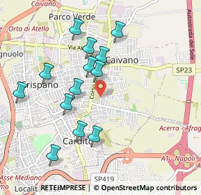 Mappa Via Monteverdi, 80023 Caivano NA, Italia (1.00462)
