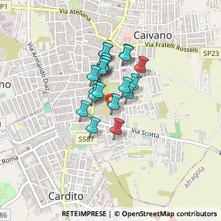 Mappa Via Monteverdi, 80023 Caivano NA, Italia (0.32)