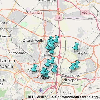 Mappa Via Monteverdi, 80023 Caivano NA, Italia (3.47)