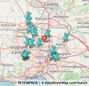 Mappa Via Monteverdi, 80023 Caivano NA, Italia (7.24706)
