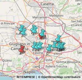 Mappa Via Monteverdi, 80023 Caivano NA, Italia (6.41556)