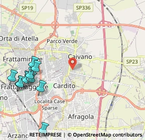 Mappa Via Monteverdi, 80023 Caivano NA, Italia (3.02727)