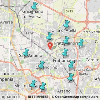 Mappa Via Giovanni Pascoli, 81030 Sant'Arpino CE, Italia (2.60417)