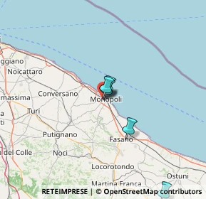 Mappa Via Arenazza, 70043 Monopoli BA, Italia (45.89)