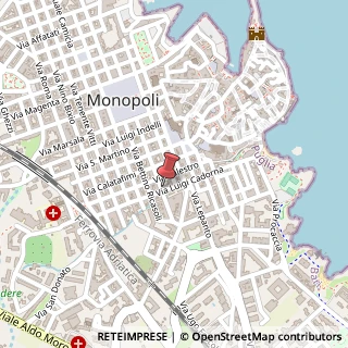 Mappa Via Luigi Cadorna, 33, 70043 Monopoli, Bari (Puglia)