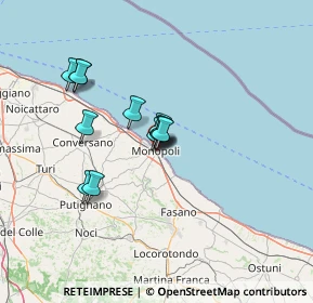 Mappa Via Palestro, 70043 Monopoli BA, Italia (10.84167)