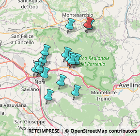 Mappa Baiano, 83022 Baiano AV, Italia (6.28313)