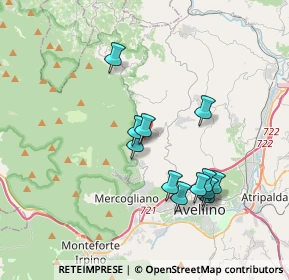 Mappa Via Campo di Maio, 83010 Summonte AV, Italia (3.64167)