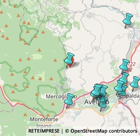 Mappa Via Campo di Maio, 83010 Summonte AV, Italia (5.66071)