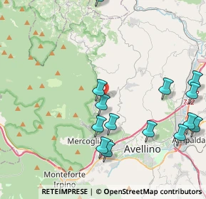 Mappa Via Campo di Maio, 83010 Summonte AV, Italia (5.414)