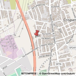 Mappa Via Alessandro Manzoni, 17, 80020 Crispano, Napoli (Campania)
