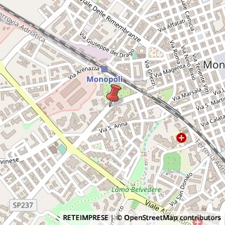 Mappa Via Generale Amleto Pesce, 131, 70043 Monopoli, Bari (Puglia)