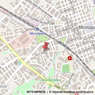 Mappa Via S. Anna, 75, 70043 Monopoli, Bari (Puglia)