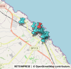 Mappa Via Pietro Nenni, 70043 Monopoli BA, Italia (0.88611)