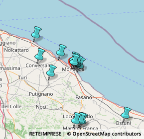 Mappa Via Pietro Nenni, 70043 Monopoli BA, Italia (13.86538)