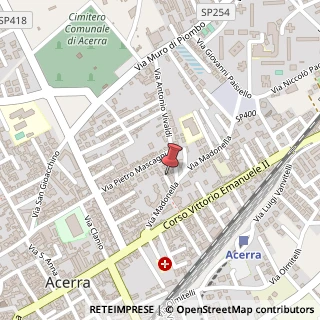 Mappa Via Gaetano Donizetti, 4, 80011 Acerra, Napoli (Campania)