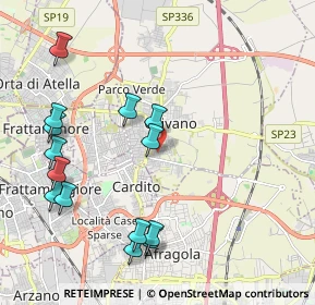 Mappa Via Bellini, 80023 Caivano NA, Italia (2.48143)