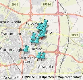 Mappa Via Bellini, 80023 Caivano NA, Italia (1.07071)