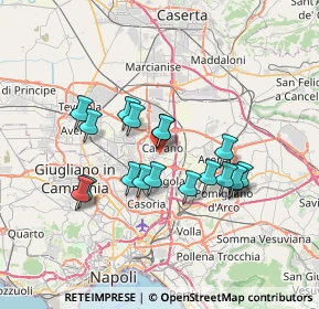 Mappa Via Bellini, 80023 Caivano NA, Italia (6.42333)