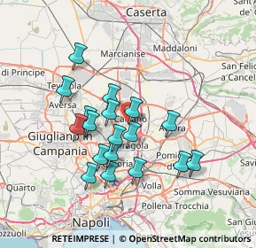 Mappa Via Bellini, 80023 Caivano NA, Italia (6.62944)