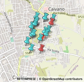Mappa Via Bellini, 80023 Caivano NA, Italia (0.339)