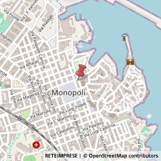 Mappa Via Tenente Vasco, 10, 70043 Monopoli, Bari (Puglia)