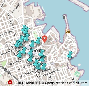 Mappa Via Insanguine, 70043 Monopoli BA, Italia (0.2815)