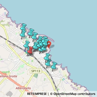 Mappa Via Capozzi, 70043 Monopoli BA, Italia (0.7705)