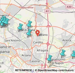 Mappa Via Libertini, 80023 Caivano NA, Italia (6.725)