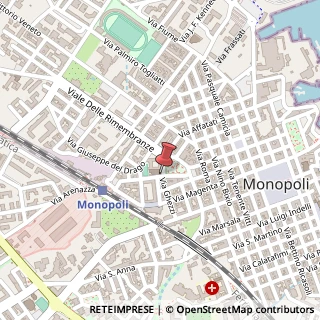 Mappa Piazza Sant'Antonio,  37, 70043 Monopoli, Bari (Puglia)