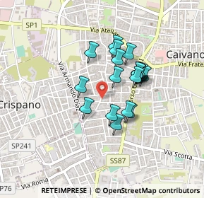 Mappa Via Giuseppe Garibaldi, 80023 Caivano NA, Italia (0.347)