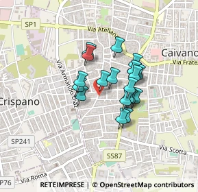 Mappa Via Giuseppe Garibaldi, 80023 Caivano NA, Italia (0.3185)