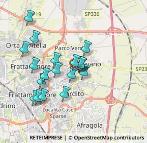 Mappa Via Giuseppe Garibaldi, 80023 Caivano NA, Italia (1.68368)
