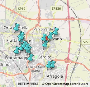 Mappa Via Giuseppe Garibaldi, 80023 Caivano NA, Italia (1.97313)