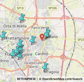 Mappa Via Giuseppe Garibaldi, 80023 Caivano NA, Italia (2.38818)