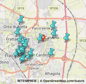 Mappa Via Giuseppe Garibaldi, 80023 Caivano NA, Italia (2.253)