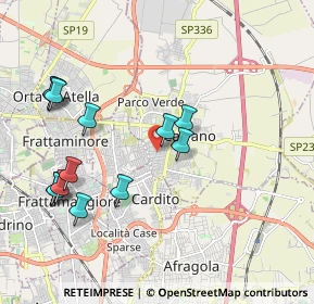 Mappa Via Giuseppe Garibaldi, 80023 Caivano NA, Italia (2.26462)