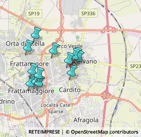 Mappa Via Giuseppe Garibaldi, 80023 Caivano NA, Italia (1.62692)
