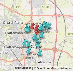 Mappa Via Giuseppe Garibaldi, 80023 Caivano NA, Italia (1.24778)