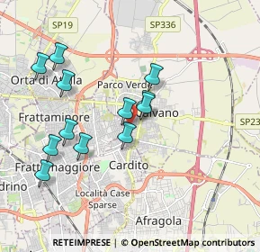 Mappa Via Giuseppe Garibaldi, 80023 Caivano NA, Italia (1.8825)