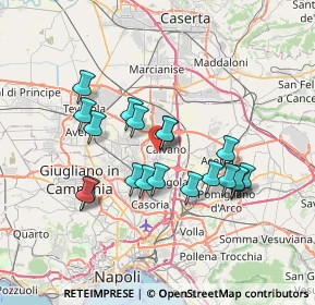 Mappa Via Giuseppe Garibaldi, 80023 Caivano NA, Italia (6.67474)