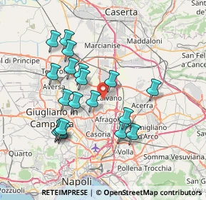 Mappa Via Giuseppe Garibaldi, 80023 Caivano NA, Italia (7.45947)