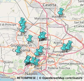 Mappa Via Giuseppe Garibaldi, 80023 Caivano NA, Italia (8.662)